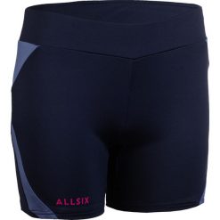 Spodenki do siatkówki V500 damskie. Niebieskie szorty damskie ALLSIX, xs, bez wzorów, z elastanu. Za 34,99 zł.