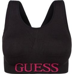Guess Biustonosz Czarny. Czarne biustonosze Guess, z aplikacjami, z elastanu. Za 180,95 zł.