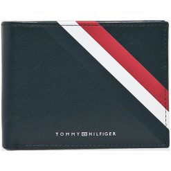 Tommy Hilfiger - Portfel skórzany. Niebieskie portfele męskie marki TOMMY HILFIGER, ze skóry. Za 359,90 zł.