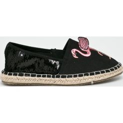 Big Star - Espadryle. Czarne espadryle damskie BIG STAR, bez wzorów, z materiału, bez obcasa. Za 99,90 zł.