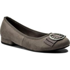 Baleriny CLARA BARSON - WYL1098A-1 Szary. Szare baleriny damskie Clara Barson, bez wzorów, ze skóry ekologicznej, klasyczne, bez obcasa, na płaskiej podeszwie, bez zapięcia. W wyprzedaży za 39,99 zł.
