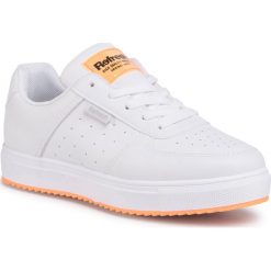 Sneakersy REFRESH - 69695 Narania. Białe półbuty damskie Refresh, ze skóry ekologicznej. Za 169,00 zł.