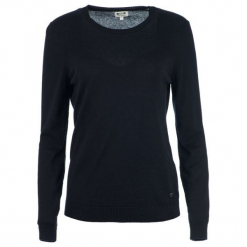 Mustang Sweter Damski Xl Czarny. Czarne swetry damskie Mustang, xl, bez wzorów, z bawełny, z długim rękawem, długie, bez kaptura. W wyprzedaży za 149,00 zł.