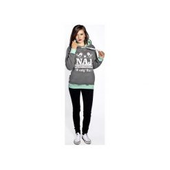 Bluzy rozpinane damskie: Bluza Grafitowa ,,Najpiękniejsza we Wsi „