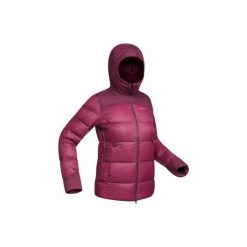Kurtka trekkingowa Trek 900 warm damska. Różowe kurtki damskie FORCLAZ, xl, bez wzorów, z elastanu, bez kaptura, trekkingowe. Za 399,99 zł.