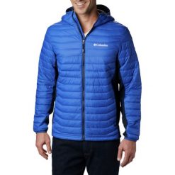 Columbia Powder Pass Hooded Jacket 1773271437. Niebieskie kurtki męskie Columbia, m, bez wzorów, z nylonu, bez kaptura. W wyprzedaży za 449,99 zł.