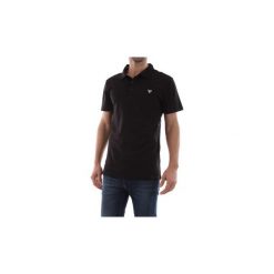 Koszulki polo z krótkim rękawem Guess M92P18 J1300 POLO m__czyzna BLACK. Czarne koszulki męskie Guess, s, z aplikacjami, polo, z krótkim rękawem, krótkie. Za 154,93 zł.
