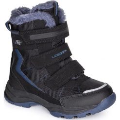Loap buty zimowe chłopięce Sneeky 28 niebieski/czarny. Niebieskie buty chłopięce zimowe Loap, z paskami. Za 172,00 zł.