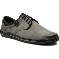 Półbuty LASOCKI FOR MEN 9094. Szare półbuty męskie Lasocki For Men, bez wzorów, ze skóry, bez zapięcia. W wyprzedaży za 129,99 zł.