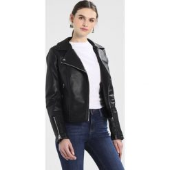 Kurtki damskie: Topshop Tall RAYNE BIKER Kurtka ze skóry ekologicznej black