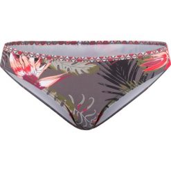 Figi bikini bonprix czerwono-zielony. Czerwone stroje kąpielowe damskie marki bonprix, z nadrukiem. Za 37,99 zł.
