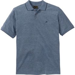 Shirt polo melanżowy bonprix niebieski melanż. Fioletowe koszulki męskie bonprix, s, bez wzorów, z bawełny, bez rękawów. Za 54,99 zł.