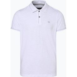 Camp David - Męska koszulka polo, biały. Białe koszulki męskie Camp David, xl, z haftami, eleganckie, bez rękawów. Za 179,95 zł.
