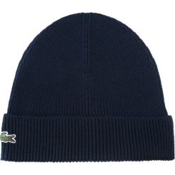 Lacoste Czapka Niebieski. Niebieskie czapki męskie Lacoste, bez wzorów, z wełny. Za 171,95 zł.