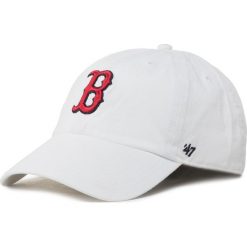 Czapka z daszkiem 47 BRAND - Mlb Boston Red Sox B-RGW02GWS-WH White. Białe czapki męskie 47 Brand, bez wzorów, z bawełny. Za 109,00 zł.