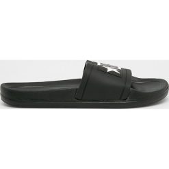 Big Star - Klapki. Czarne klapki damskie BIG STAR, bez wzorów, z materiału, bez obcasa. Za 49,90 zł.