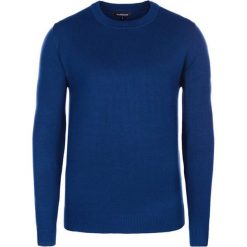 Swetry klasyczne męskie: Sweter w kolorze niebieskim
