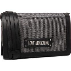 Torebka LOVE MOSCHINO - JC4051PP1ALH100A Nero. Czarne listonoszki damskie Love Moschino, bez wzorów, ze skóry ekologicznej, na ramię, bez dodatków. W wyprzedaży za 609,00 zł.