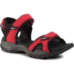 Sandały GEOX - D Borealis A D92DWA 0AU15 C0020 Red/Black. Czerwone klapki damskie Geox, bez wzorów, ze skóry ekologicznej, bez obcasa. Za 349,00 zł.