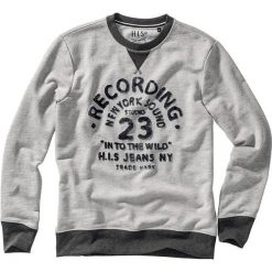 Bejsbolówki męskie: Bluza w kolorze szarym