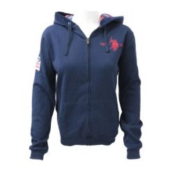 Bejsbolówki męskie: U.S. Polo ASSN Bluza męska Hoody 52191-177 granatowa r. XXL