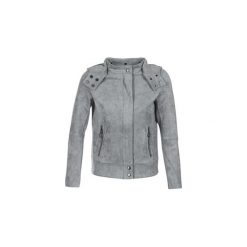 Kurtki krótkie Bench ALCANTARA BIKER JKT. Szare kurtki damskie Bench, m, bez wzorów, krótkie, bez kaptura. Za 263,40 zł.