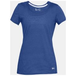 Under Armour Koszulka damska THREADBORNE STREAKER SS granatowa r. XS (1271517-574). Niebieskie bluzki damskie Under Armour, xs. Za 84,64 zł.