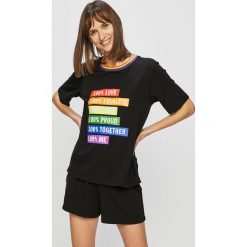 Dkny - Piżama. Białe piżamy damskie DKNY, s, z nadrukiem, z elastanu, bez rękawów. Za 459,90 zł.