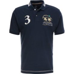 La Martina JEPSON Koszulka polo navy. Niebieskie koszulki polo męskie marki La Martina, xxl, z elastanu. Za 789,00 zł.
