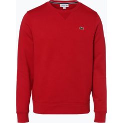 Lacoste - Męska bluza nierozpinana, czerwony. Czerwone bluzy męskie rozpinane marki Lacoste, s, z aplikacjami. Za 399,95 zł.