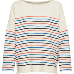 T-shirty damskie: Koszulka "Juno" w kolorze kremowym ze wzorem