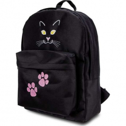 Eastend Plecak unisex Meowpack czarny (MEOWPACK). Czarne plecaki męskie marki Eastend. Za 66,62 zł.