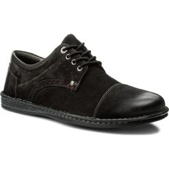 Półbuty męskie: Półbuty LASOCKI FOR MEN – MI07-A662-A523-09A Czarny