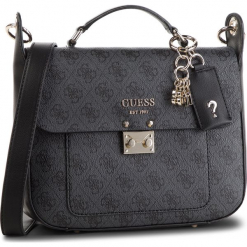 Torebka GUESS - HWSG71 74180 COA. Czarne torebki klasyczne damskie Guess, z aplikacjami, ze skóry ekologicznej, klasyczne, bez dodatków. Za 599,00 zł.