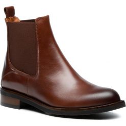 Sztyblety SOLO FEMME - 96702-01-L26/000-13-00 Jasny Brąz. Pomarańczowe kozaki damskie Solo Femme, ze skóry, bez obcasa, bez zapięcia. Za 459,00 zł.