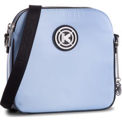 Torebka KAZAR - 27736-KK-85 Light Blue. Niebieskie listonoszki damskie marki Kazar, z materiału, z breloczkiem. W wyprzedaży za 279,00 zł.