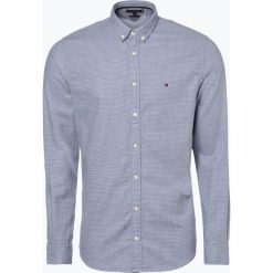 Tommy Hilfiger - Koszula męska, niebieski. Szare koszule męskie marki TOMMY HILFIGER, l, z bawełny, button down, z długim rękawem. Za 399,95 zł.