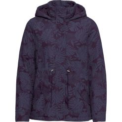 Parka zimowa z nadrukiem bonprix ciemny lila - niebieskoszary z nadrukiem. Fioletowe parki damskie bonprix, na zimę, z nadrukiem. Za 124,99 zł.