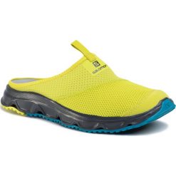 Klapki SALOMON - Rx Slide 4.0 409553 29 M0 Evening Primrose/Ebony/Fjord Blue. Żółte klapki męskie Salomon, z materiału. Za 289,00 zł.