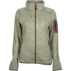 Kurtka polarowa w kolorze khaki. Brązowe bluzy damskie CMP Women, s, bez wzorów, z dzianiny, bez kaptura. W wyprzedaży za 107,95 zł.