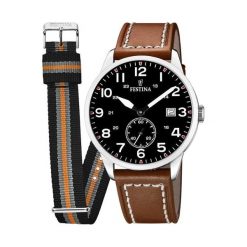 Festina F20347-7 - Zostań stałym klientem i kupuj jeszcze taniej. Brązowe zegarki męskie marki Festina. Za 422,00 zł.