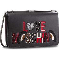 Torebka LOVE MOSCHINO - JC4290PP06KM0000 Nero. Czarne listonoszki damskie Love Moschino, ze skóry ekologicznej. Za 919,00 zł.