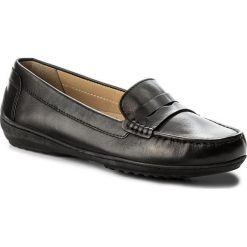 Mokasyny GEOX - D Jamilah 2Fit A D64M6A 00043 C9999 Black. Czarne mokasyny damskie Geox, z materiału. W wyprzedaży za 269,00 zł.