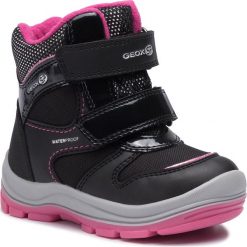 Śniegowce GEOX - B Trivor G.Bwpf A B943UA 0HIFU C9235 D Black/Fuchsia. Czarne śniegowce dziewczęce Geox, bez zapięcia. Za 309,00 zł.