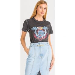 T-SHIRT pinko CANESTRELLI. Czarne t-shirty damskie Pinko, l, bez wzorów, z materiału, bez kołnierzyka. Za 499,00 zł.