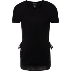 Bluzka DKNY P9DSUB26. Czarne bluzki damskie DKNY, xs, bez wzorów, z poliesteru, bez kołnierzyka, bez rękawów. W wyprzedaży za 249,00 zł.