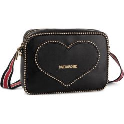 Saszetka nerka LOVE MOSCHINO - JC4244PP08KG0000 Nero. Czarne nerki damskie Love Moschino, bez wzorów, ze skóry ekologicznej, młodzieżowe, bez dodatków. Za 779,00 zł.