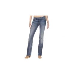 Jeansy bootcut Levis ® Demi Curve Skinny Boot 05706-0081. Brązowe jeansy damskie marki Levi's®, l, w kratkę, z bawełny, z klasycznym kołnierzykiem, z długim rękawem. Za 119,00 zł.