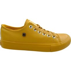 Trampki damskie BIG STAR EE274392, Kolor musztardowy. Trampki i tenisówki damskie BIG STAR, bez wzorów, bez zapięcia. Za 110,00 zł.
