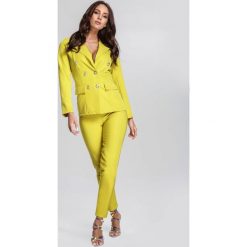 Żółty Garnitur Elegance. Żółte marynarki damskie other, s, bez wzorów. Za 169,99 zł.